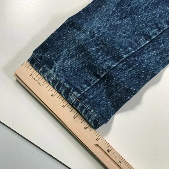 New Vintage Corniche Jeans Mens 31 Medium Blue Mineral Wash Straight Leg - Picture 5 of 11